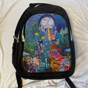 Rick and Morty Backpack Lunchbox Pencil Case 3 Piece School Set new 17"